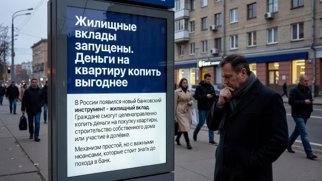 Жилищные вклады запущены. Деньги на квартиру копить выгоднее